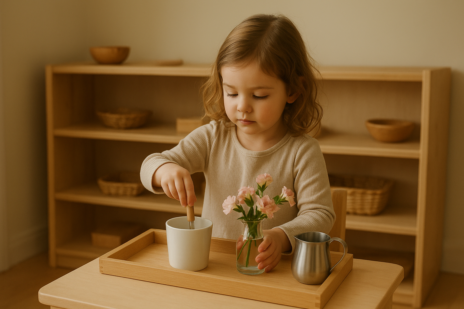 منهج منتسوري (الحياة العملية)