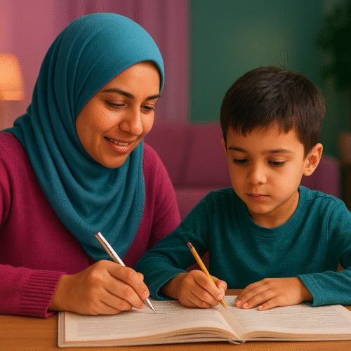 تدريب مسجّل: كيف تساعدي ابنك على المذاكرة بدون ضغط أو توتر