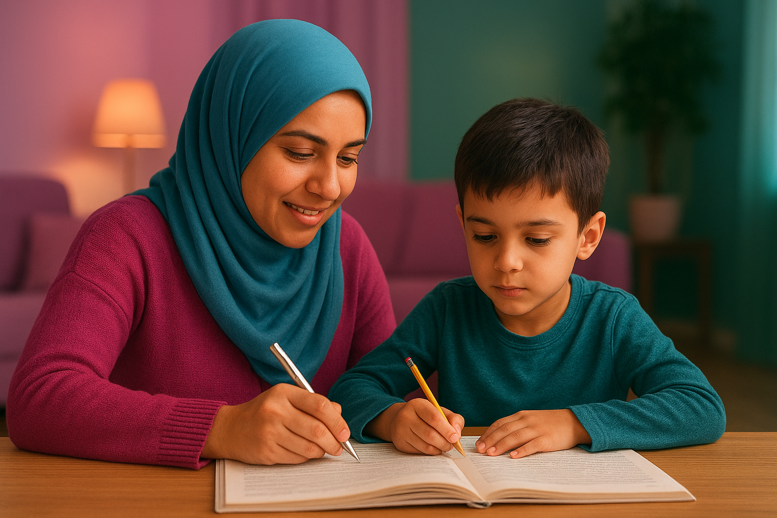 تدريب مسجّل: كيف تساعدي ابنك على المذاكرة بدون ضغط أو توتر